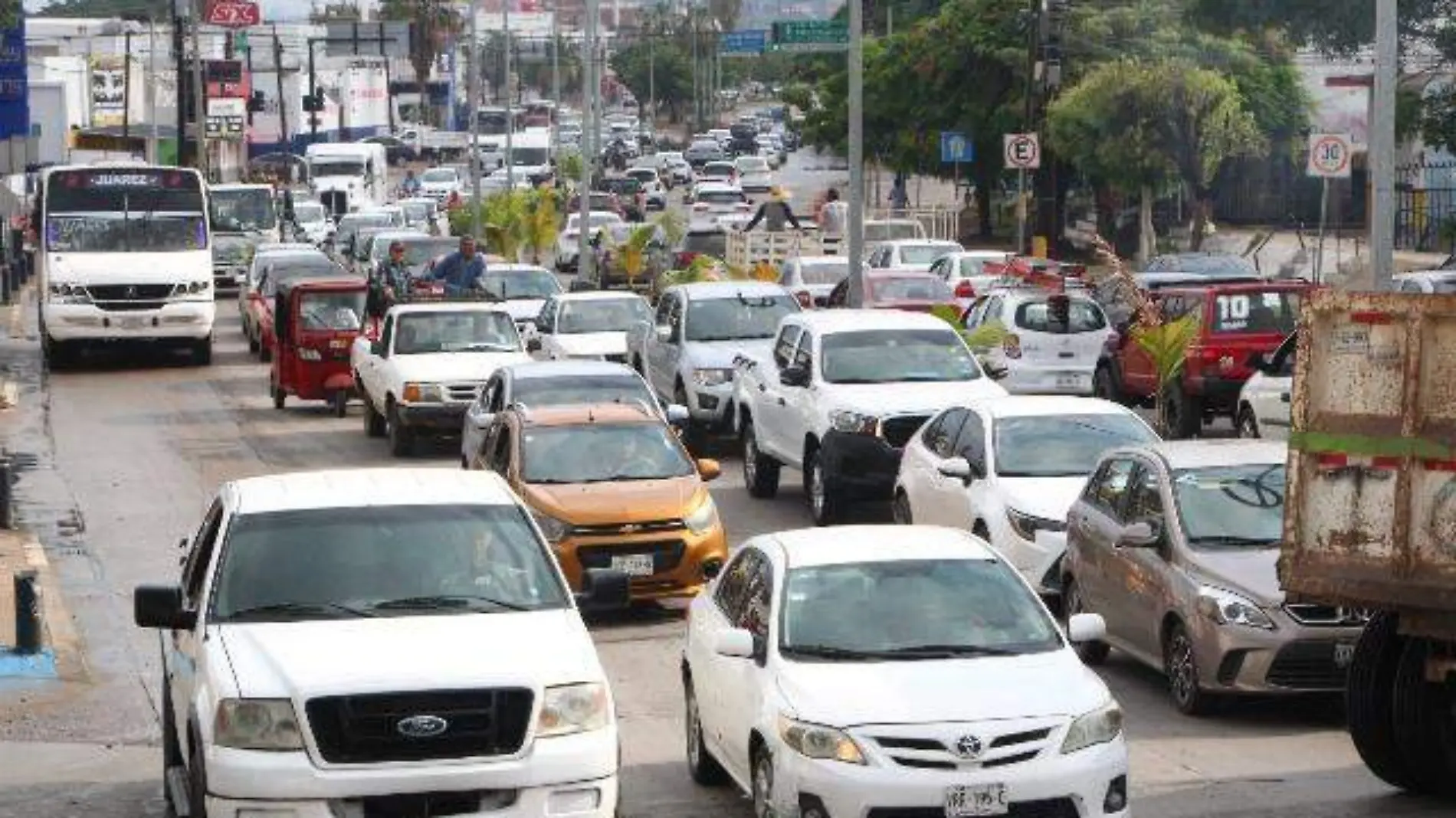 trafico  - mazatlan